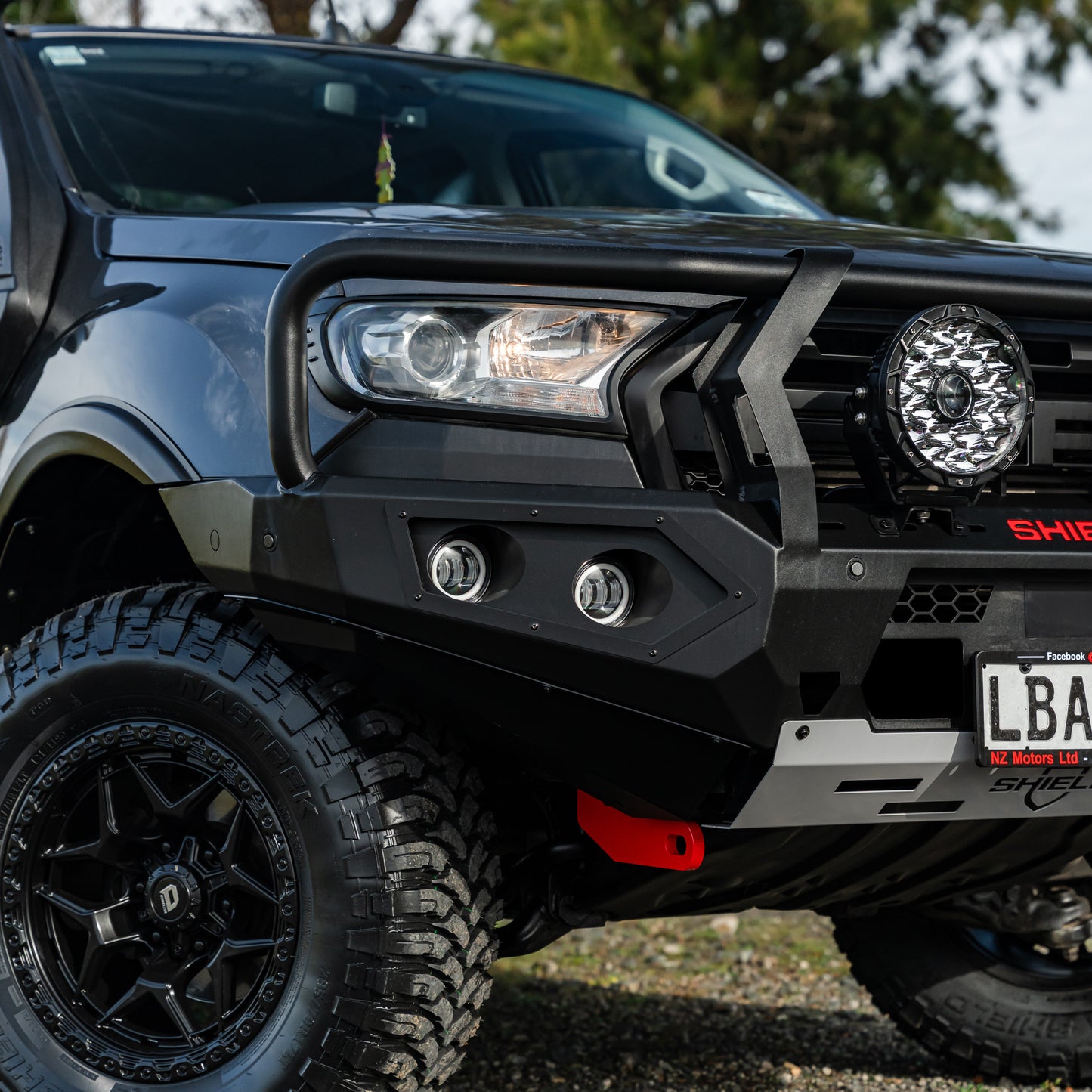SHIELD Off-Road Triple Loop Bull-Bar — to suit Ford Ranger 2015 - 2022