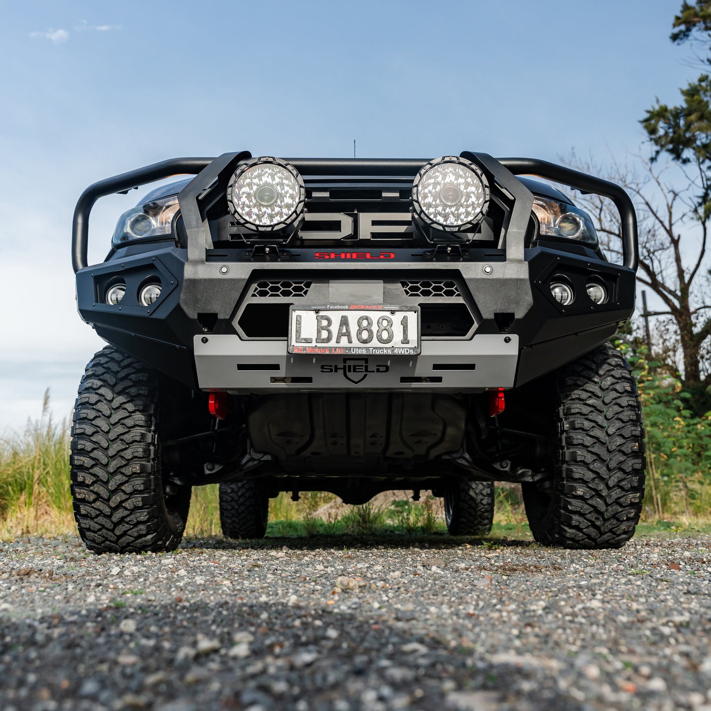 SHIELD Off-Road Triple Loop Bull-Bar — to suit Ford Ranger 2015 - 2022