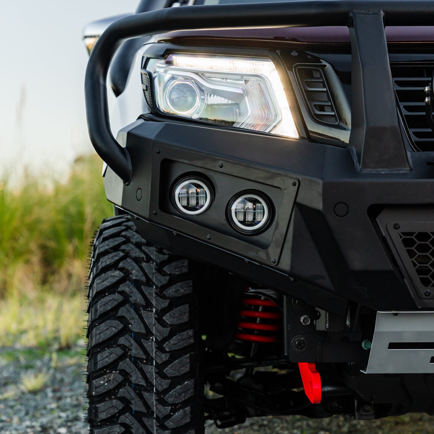 SHIELD Off-Road Triple Loop Bull-Bar — to suit Nissan Navara 2015 - 2021
