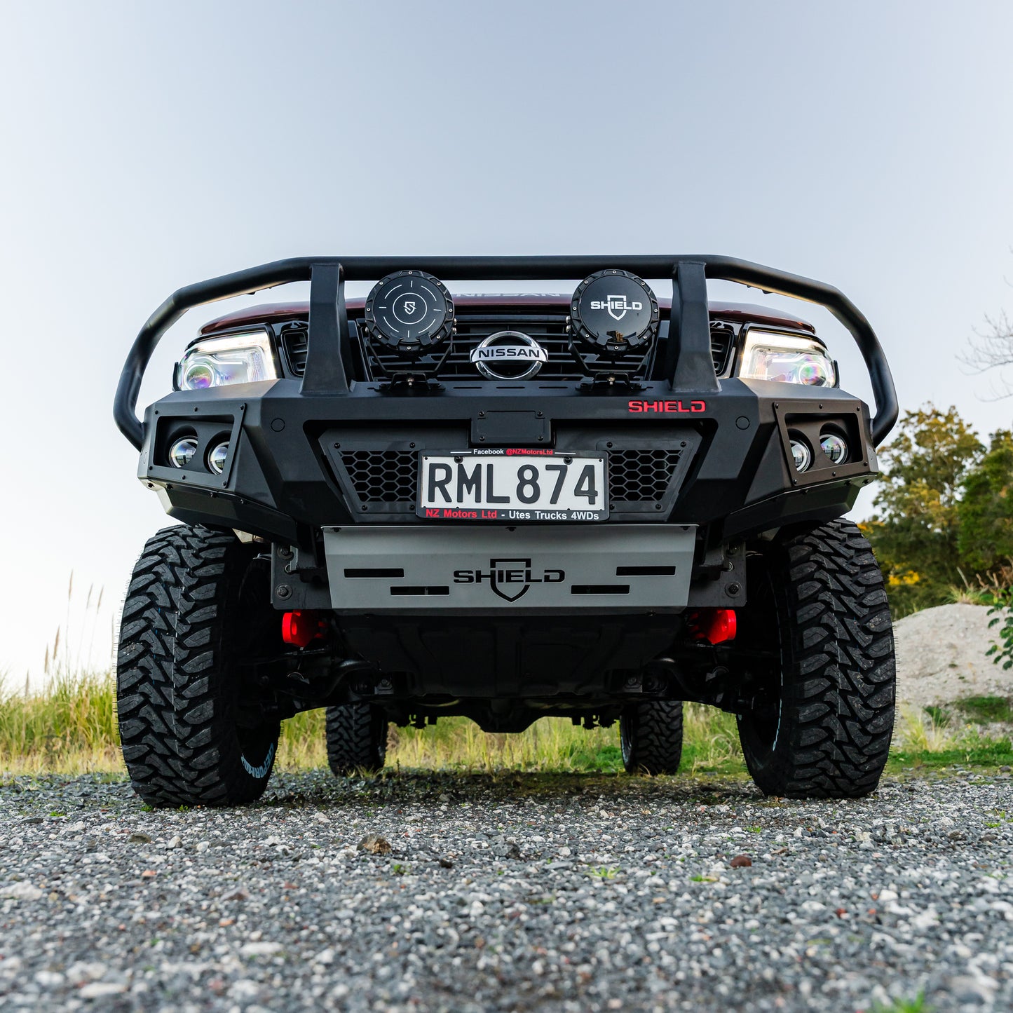 SHIELD Off-Road Triple Loop Bull-Bar — to suit Nissan Navara 2015 - 2021