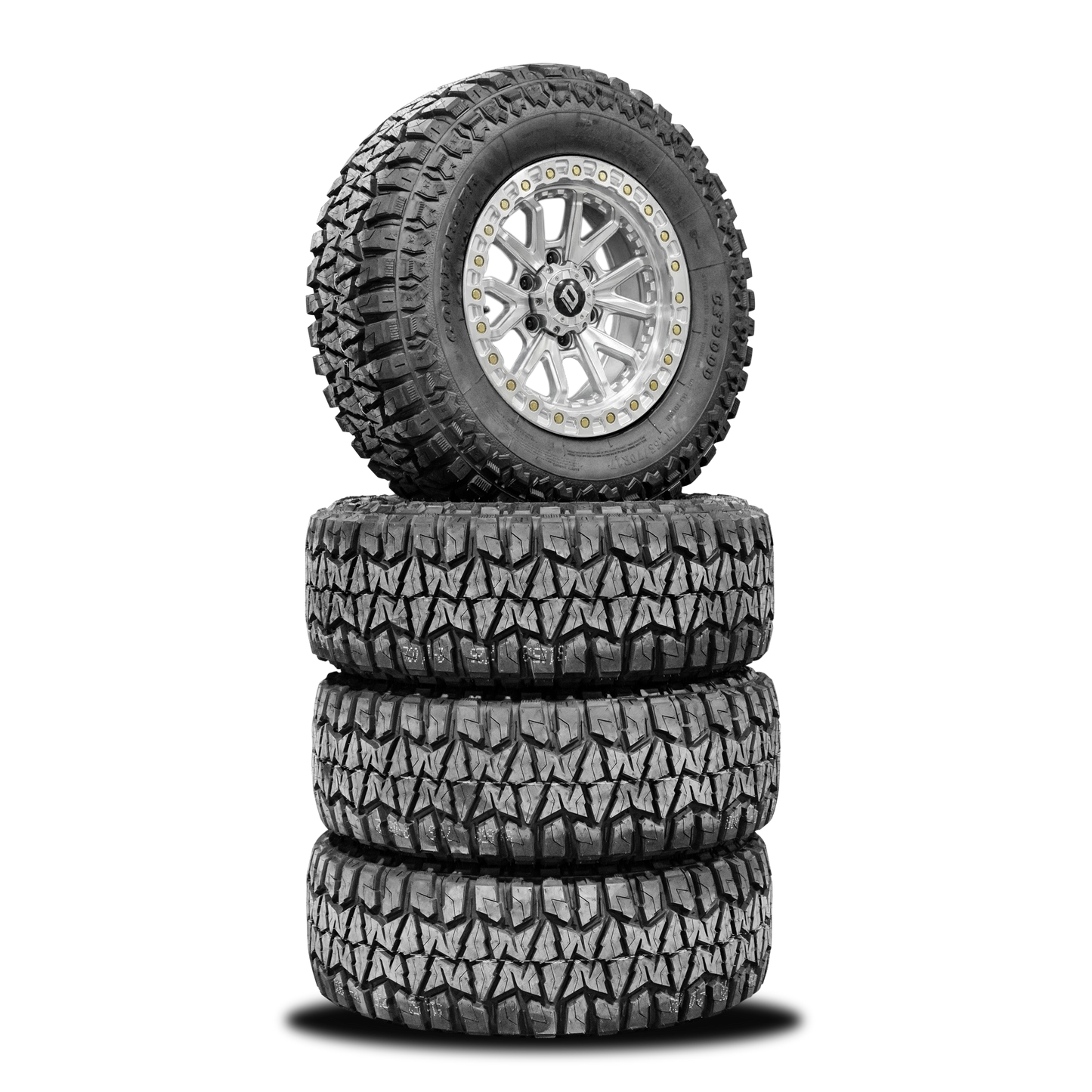 265/70/R17LT RT Tyres + Alloys — 17" RT Tyres + Steelies Combo