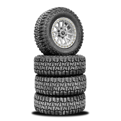 265/70/R17LT RT Tyres + Alloys — 17" RT Tyres + Steelies Combo