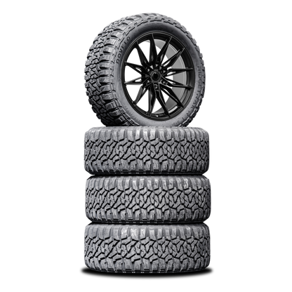 285/50/R20LT Mud Tyres + Alloy Wheels — 20" Mud Tyres + Alloys Combo