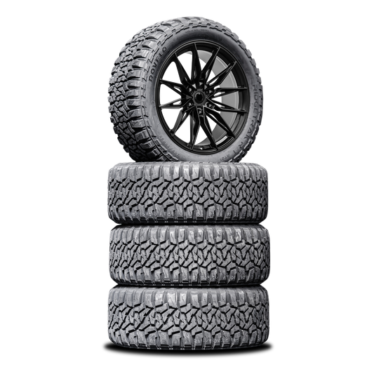 285/50/R20LT Mud Tyres + Alloy Wheels — 20" Mud Tyres + Alloys Combo