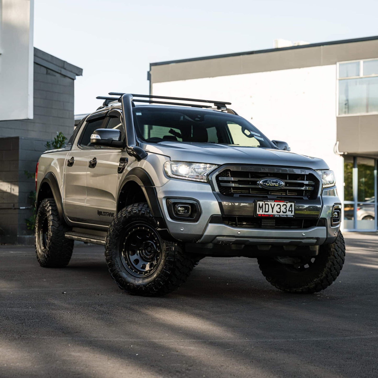 SHIELD OFF-ROAD STAINLESS SNORKEL — to suit Ford Ranger - PX 2011-2022