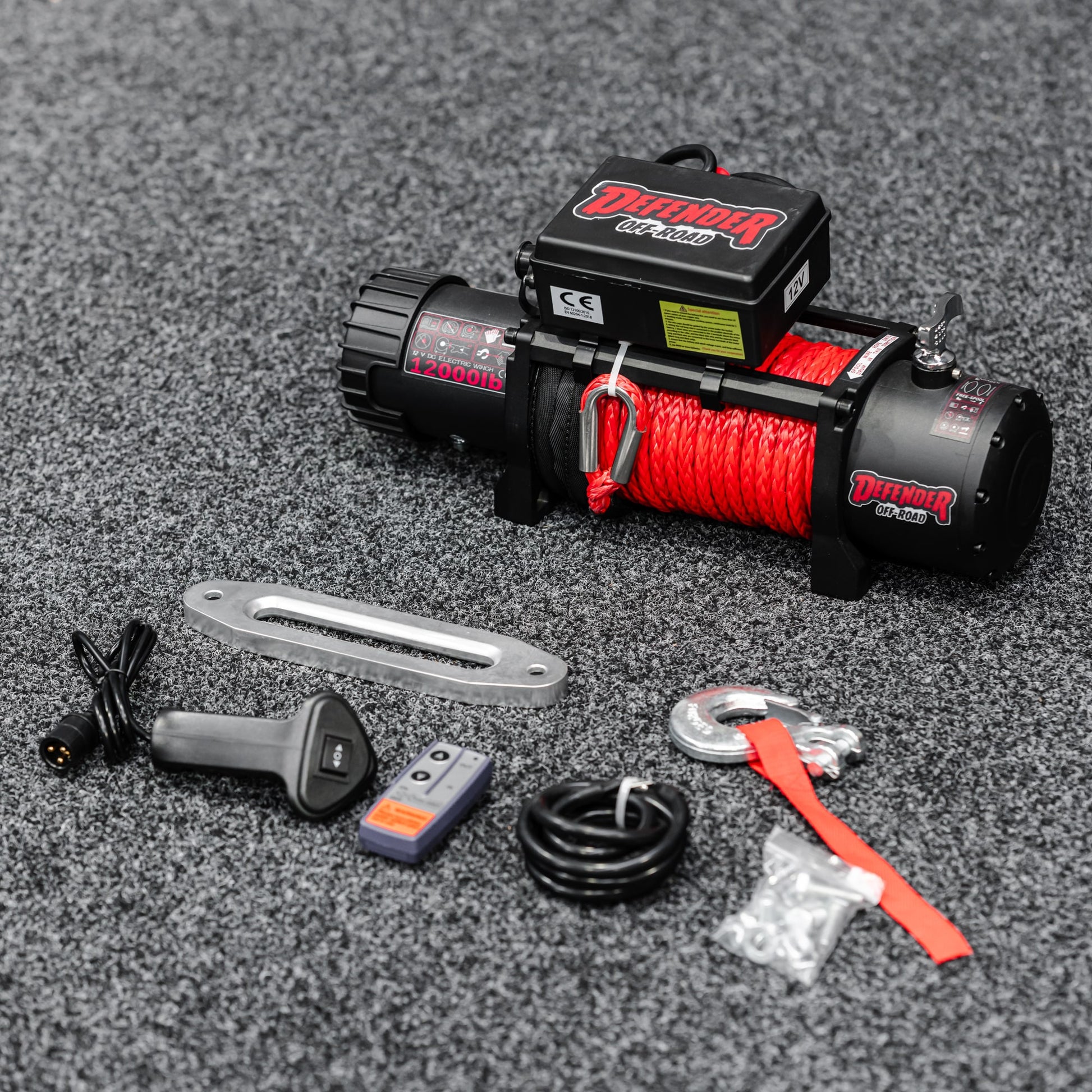 Defender Off-Road Guard Electric Winch