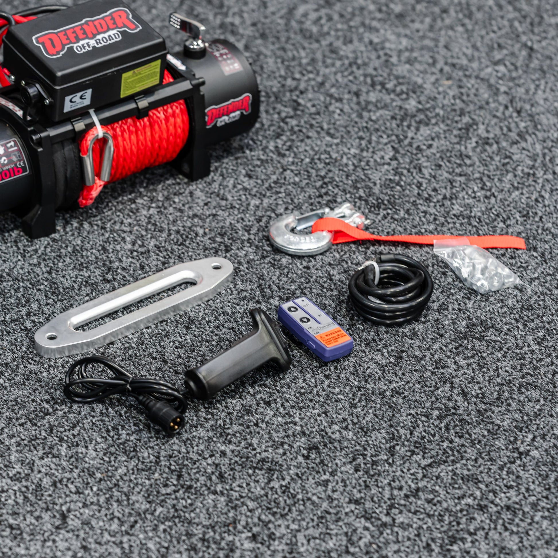 Defender Off-Road Guard Electric Winch