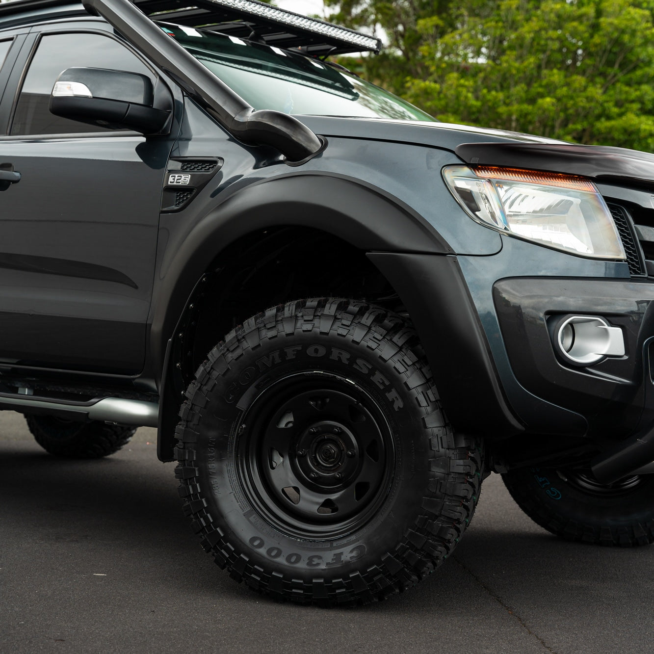 Smooth Style Fender Flares — to suit Ford Ranger PX1 2012-2015