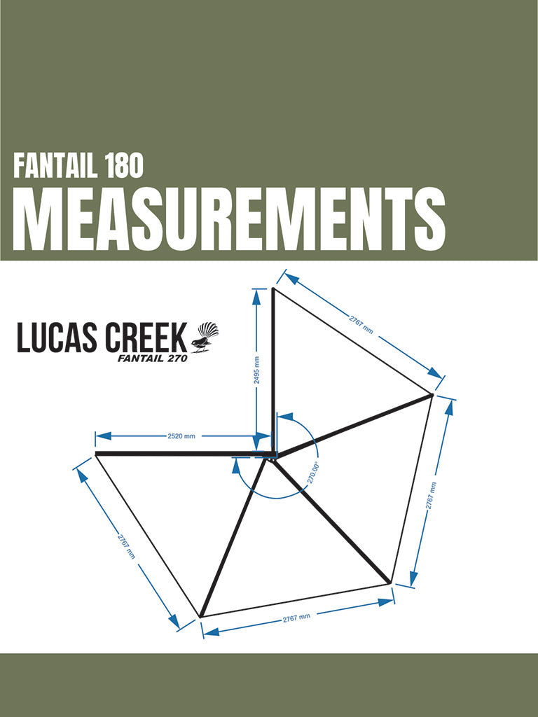 Gen 3 Fantail 270 Awning