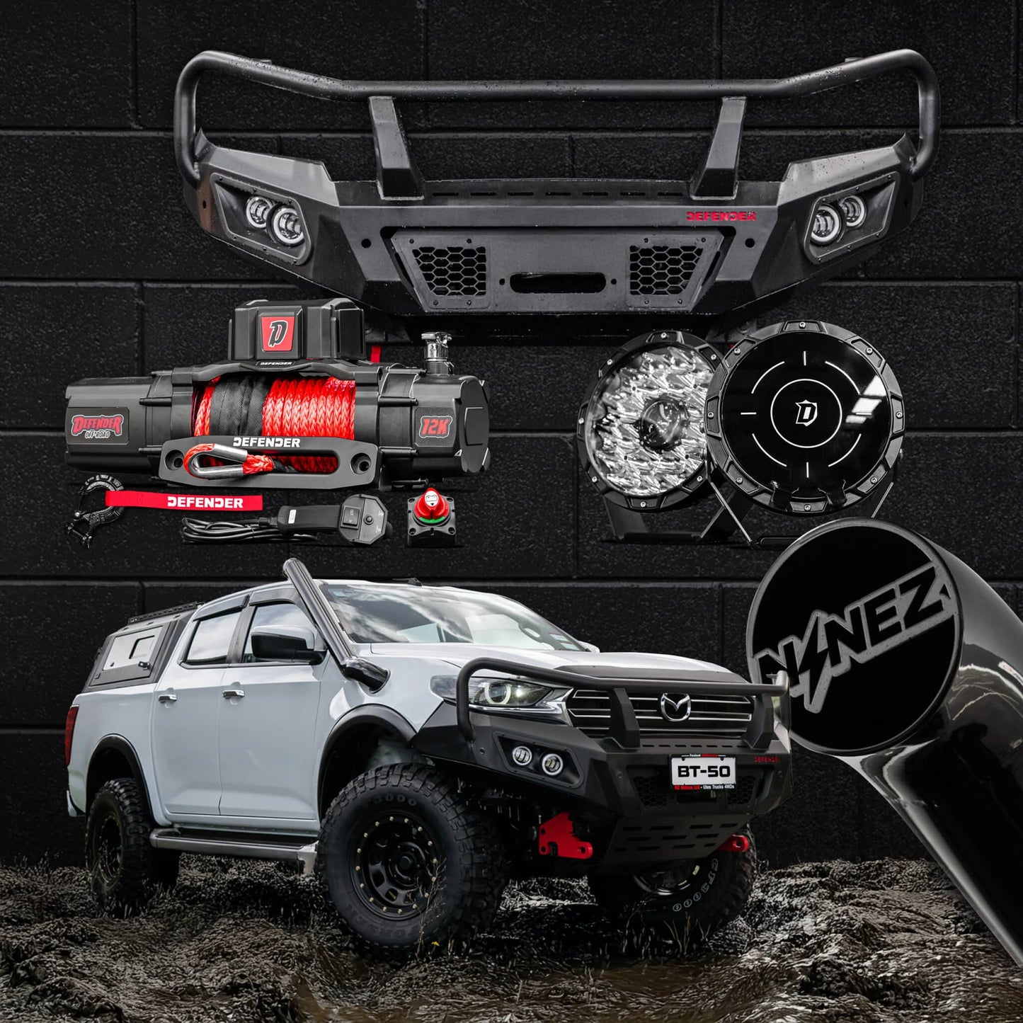 FRONTAL PACKAGE — to suit Mazda BT-50 2021+