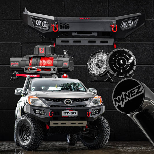 DEFENDER Off-Road Frontal Package (Loopless Bull-Bar) — Mazda BT-50