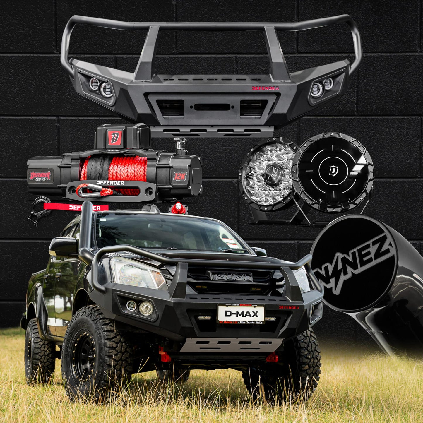 FRONTAL PACKAGE — to suit Isuzu D-Max 2013 - 2016 [PFL]
