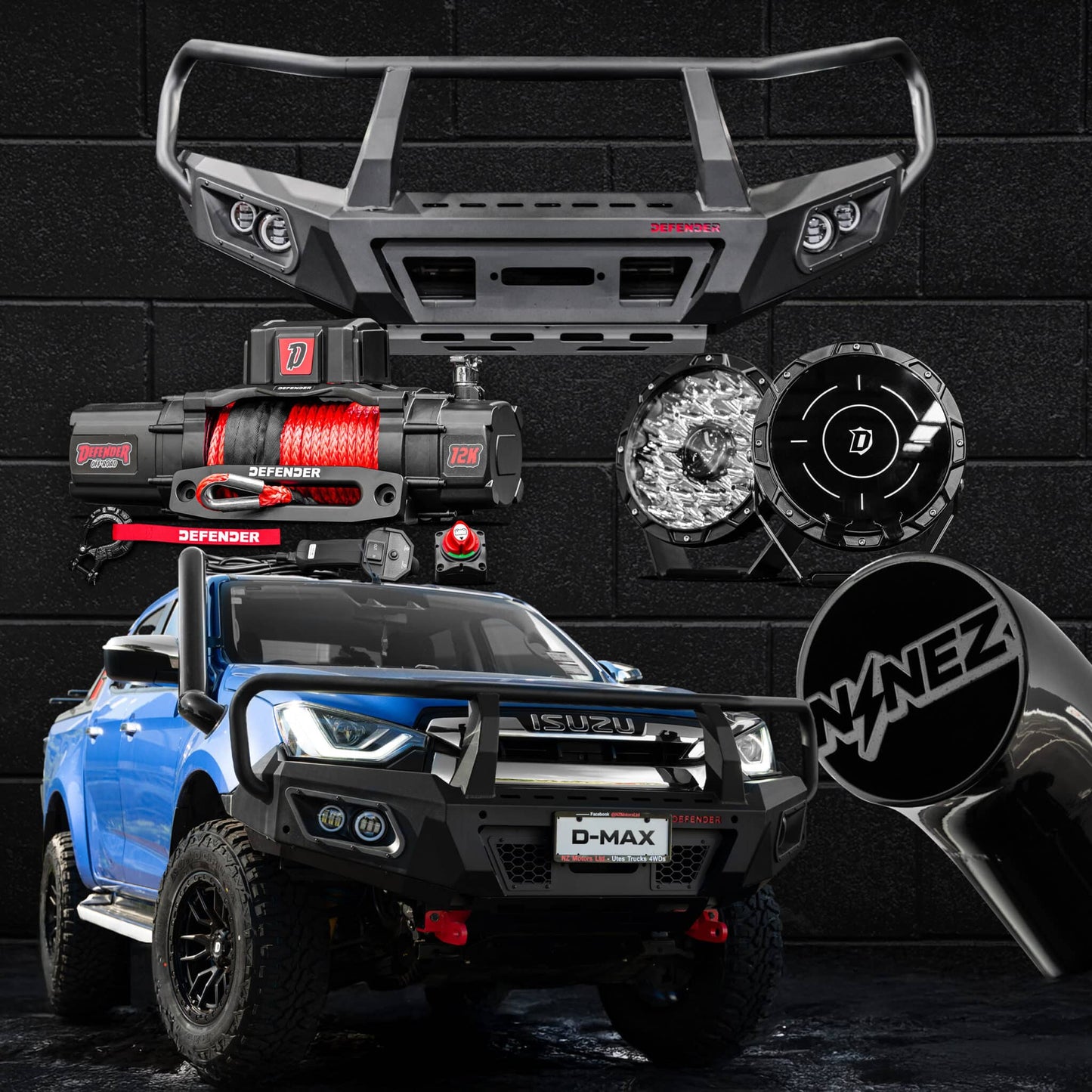 FRONTAL PACKAGE — to suit Isuzu D-Max 2021+