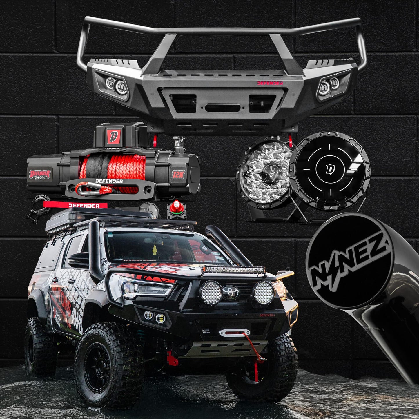 FRONTAL PACKAGE — to suit Toyota Hilux SR5 2021+