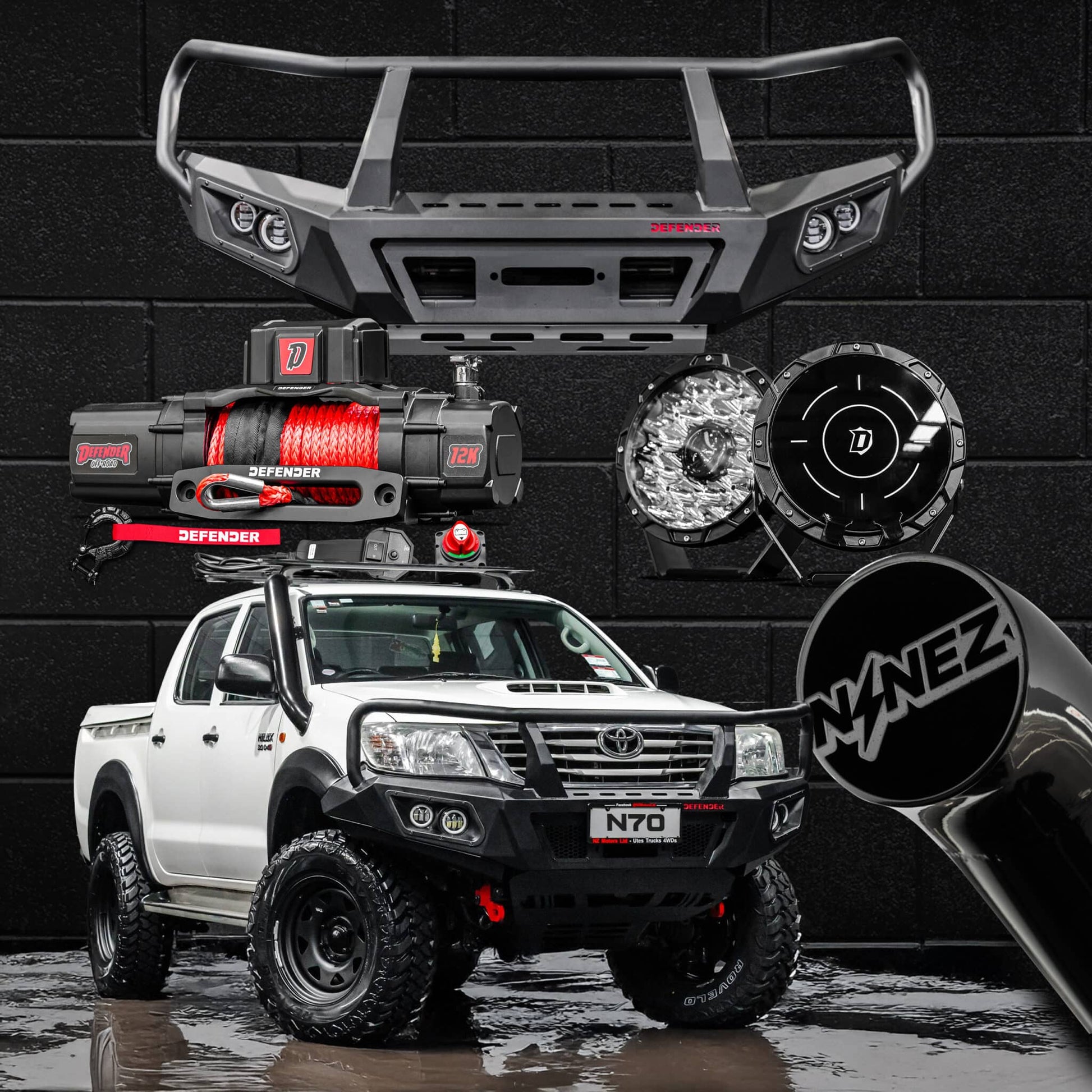 DEFENDER Off-Road Frontal Package — Toyota Hilux N70 [2005-2014]