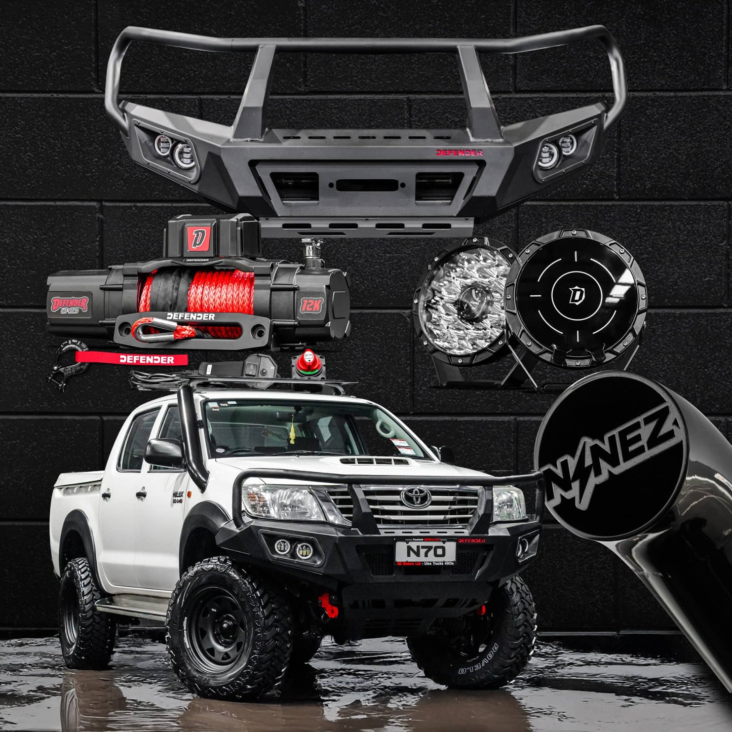 FRONTAL PACKAGE — to suit Toyota Hilux N70 2005 - 2015