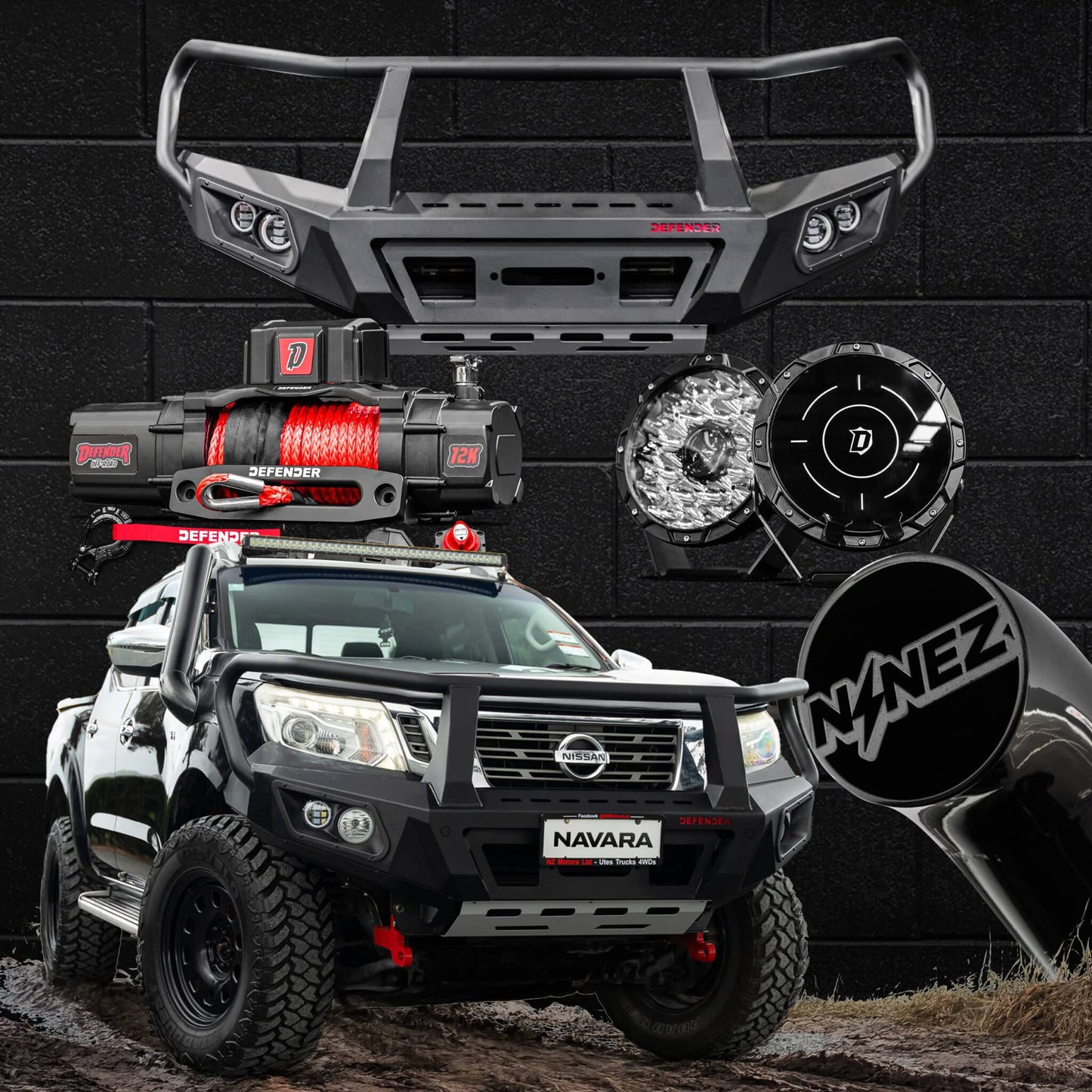 FRONTAL PACKAGE — to suit Nissan Navara 2015-2021