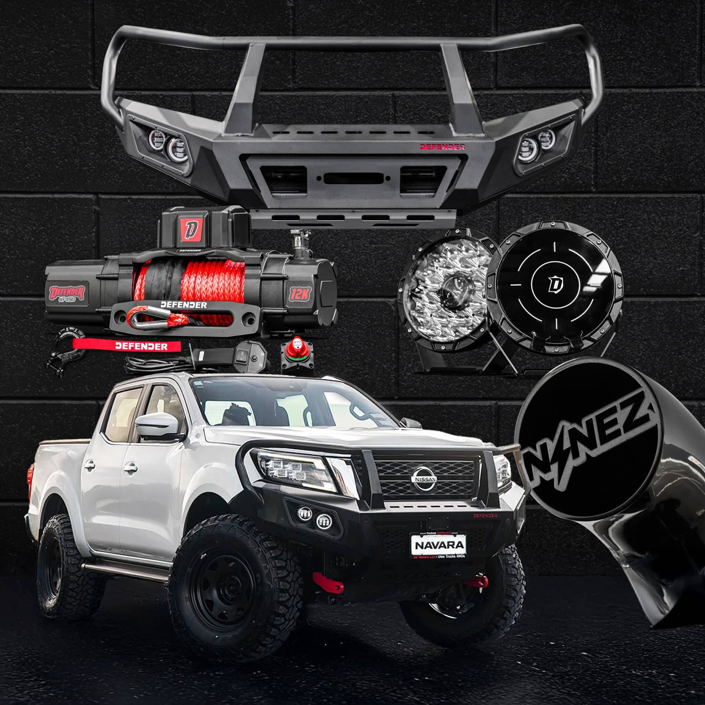 FRONTAL PACKAGE — to suit Nissan Navara 2021 - Present