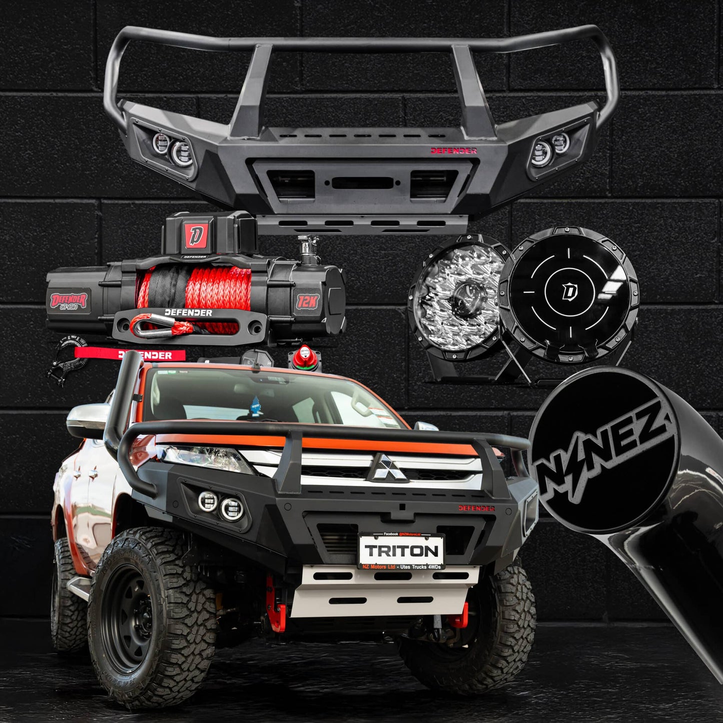 FRONTAL PACKAGE — to suit Mitsubishi Triton 2019-2023