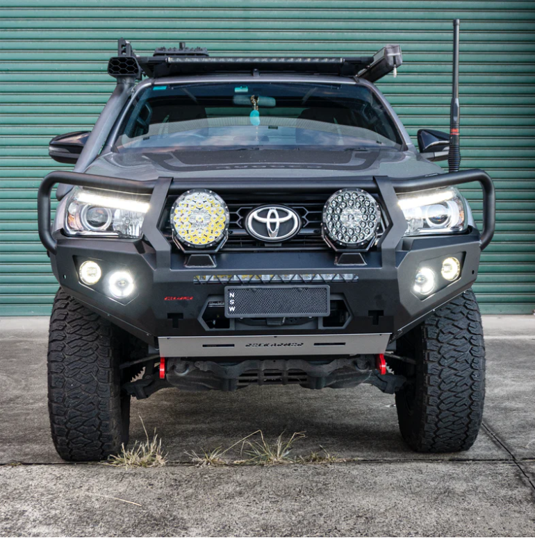 Rockarmor Gt Hoop Steel Bullbar - Toyota  Hilux N80 Bullbar 2015 -2020