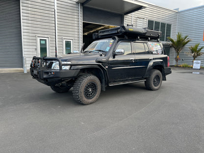 Rockarmor Premium Bullbar Frontal Combo To Suit Nissan Patrol Gu4 2005 To Current (Full Bar Replacement)