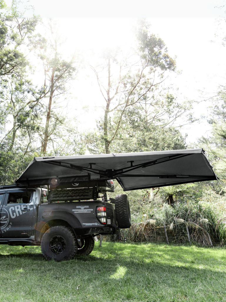 Lucas Creek Fantail 270 Free standing awning - fully waterproof 