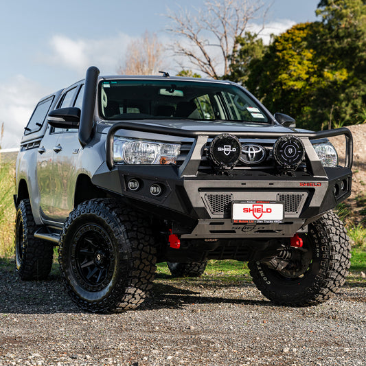 SHIELD Off-Road Triple Loop Bull-Bar — to suit Toyota Hilux 2015 - 2020