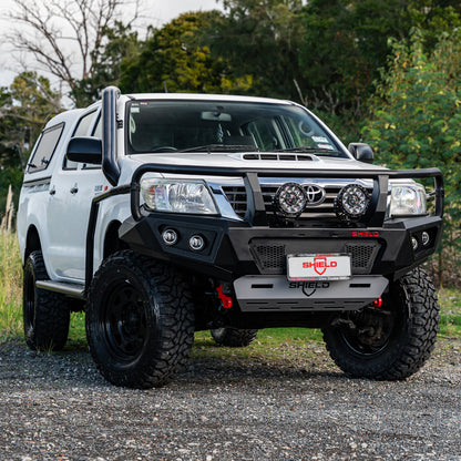 SHIELD Off-Road Triple Loop Bull-Bar — to suit Toyota Hilux Facelift 2012 - 2015
