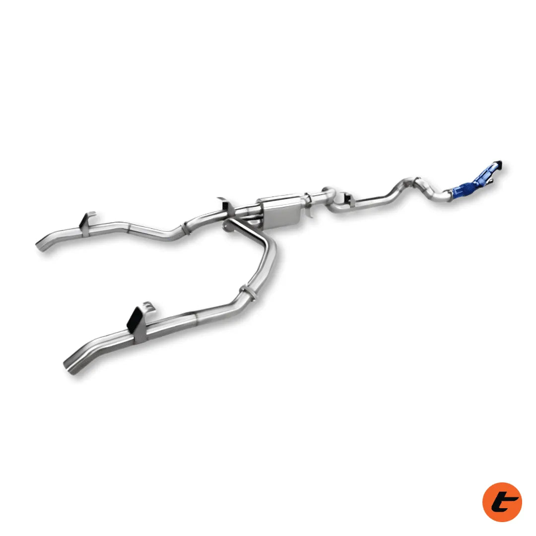 Twin Exit Exhaust HS8130SS-TW: Enhance Sound and Performance