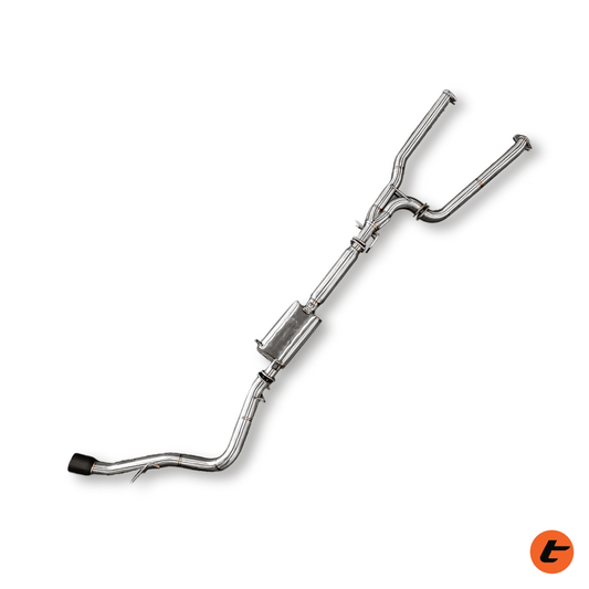 3″ Twin Into Single Side Exit CAT Back Performance EXHAUST: for Tundra 3.5L V6 Petrol