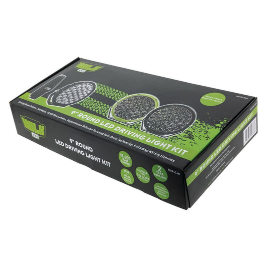 HULK - 9" Round LED Driving Light PAIR