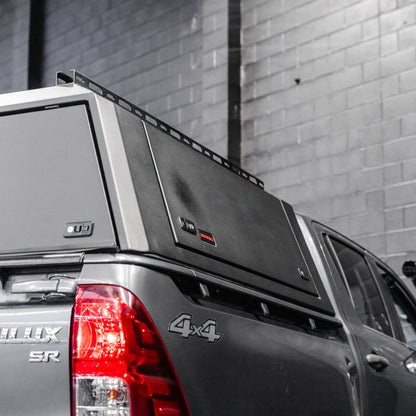 Shield Off-Road Aluminium Windowless Canopy — to suit Toyota Hilux J-Deck Wellside [2015+]