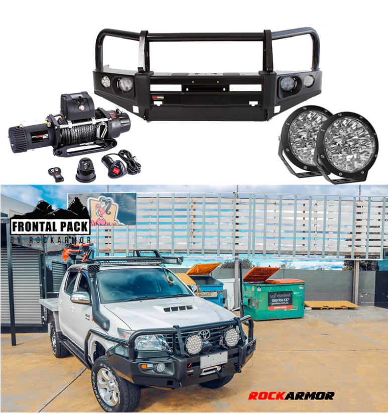 Rockarmor Premium Bullbar Frontal Combo To Suit Toyota Hilux 2011-2015