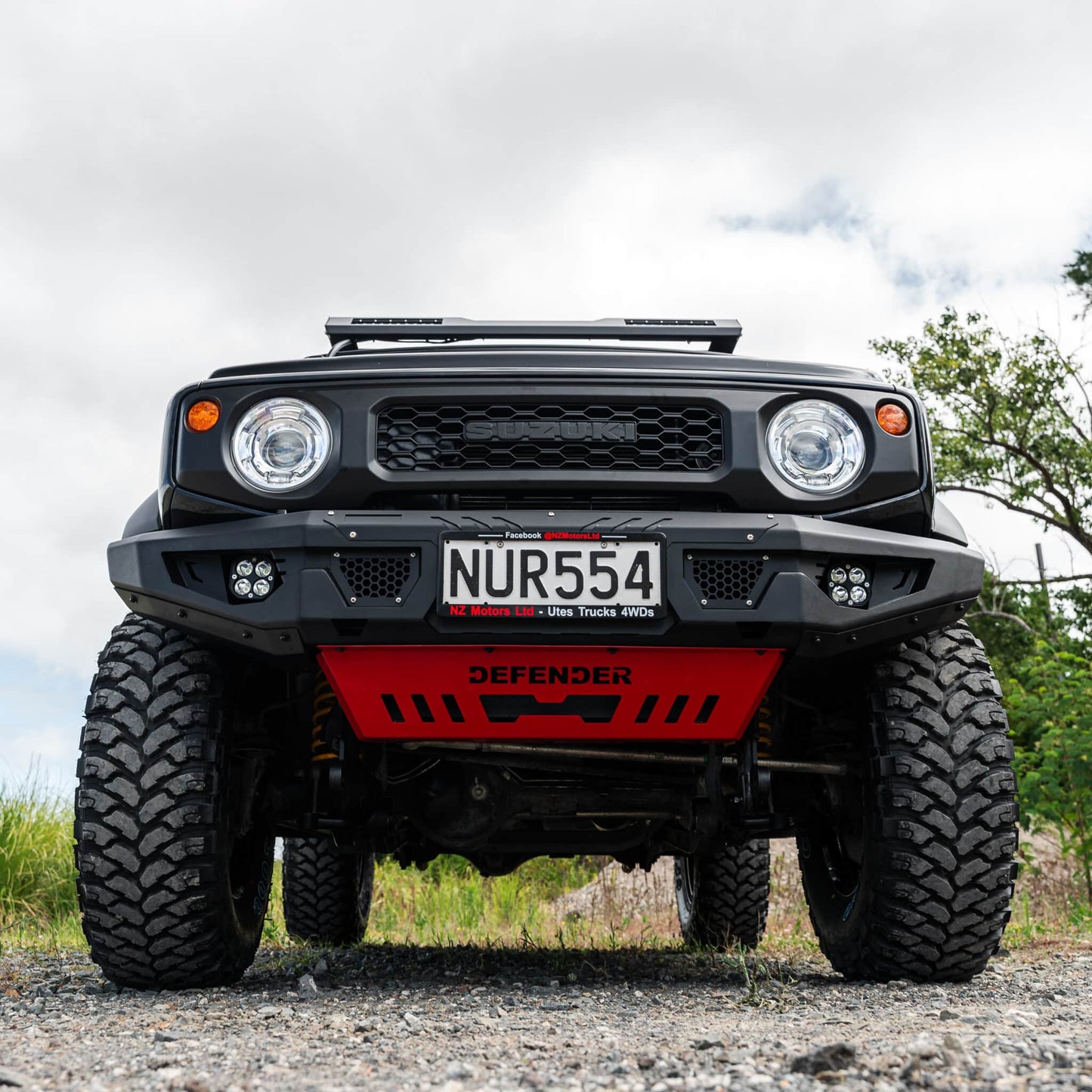 SHIELD Off-Road Loopless Bull-Bar — to suit Suzuki Jimny 2018 - Present