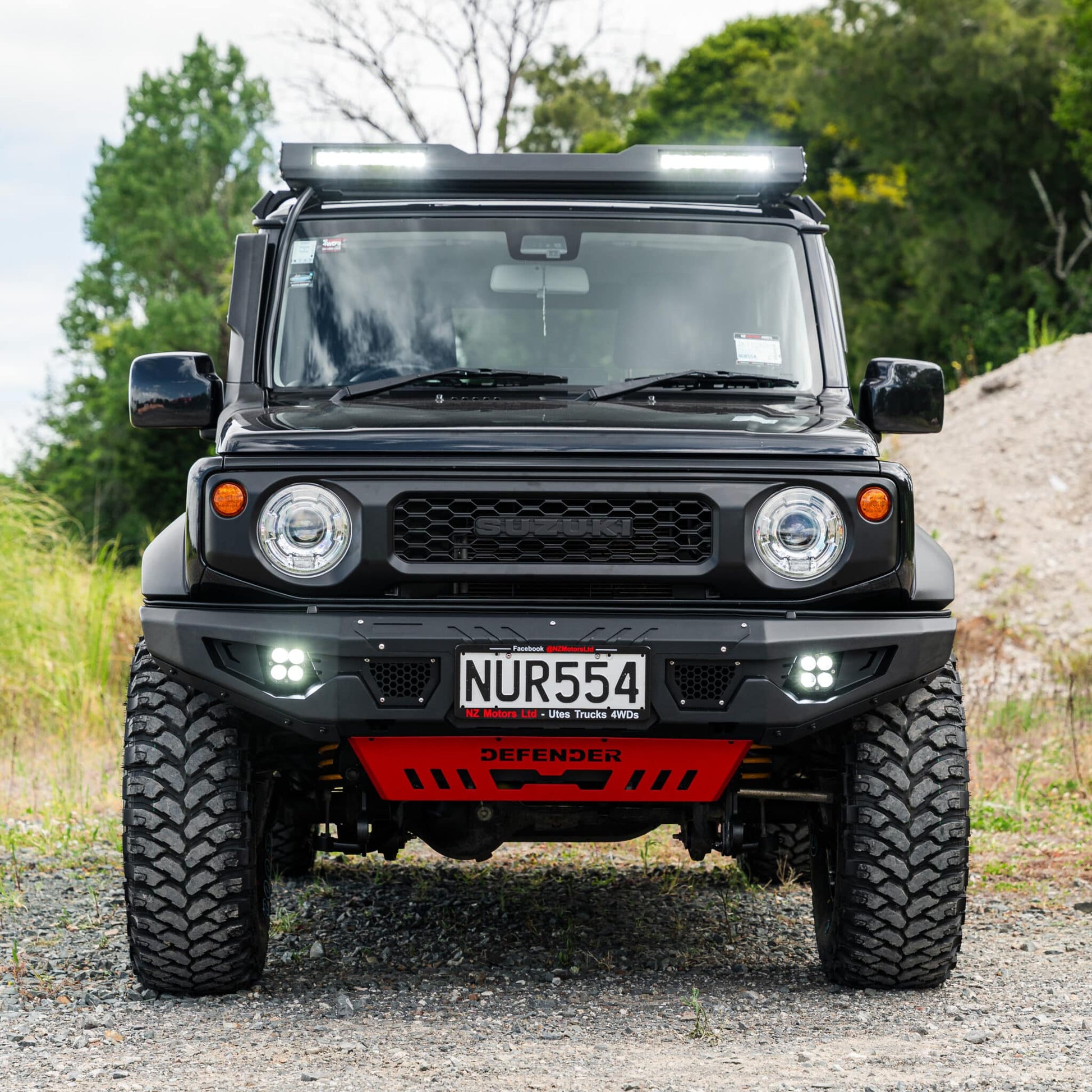 DEFENDER Off-Road Loopless Bull-Bar — Suzuki Jimny [2018-Present]