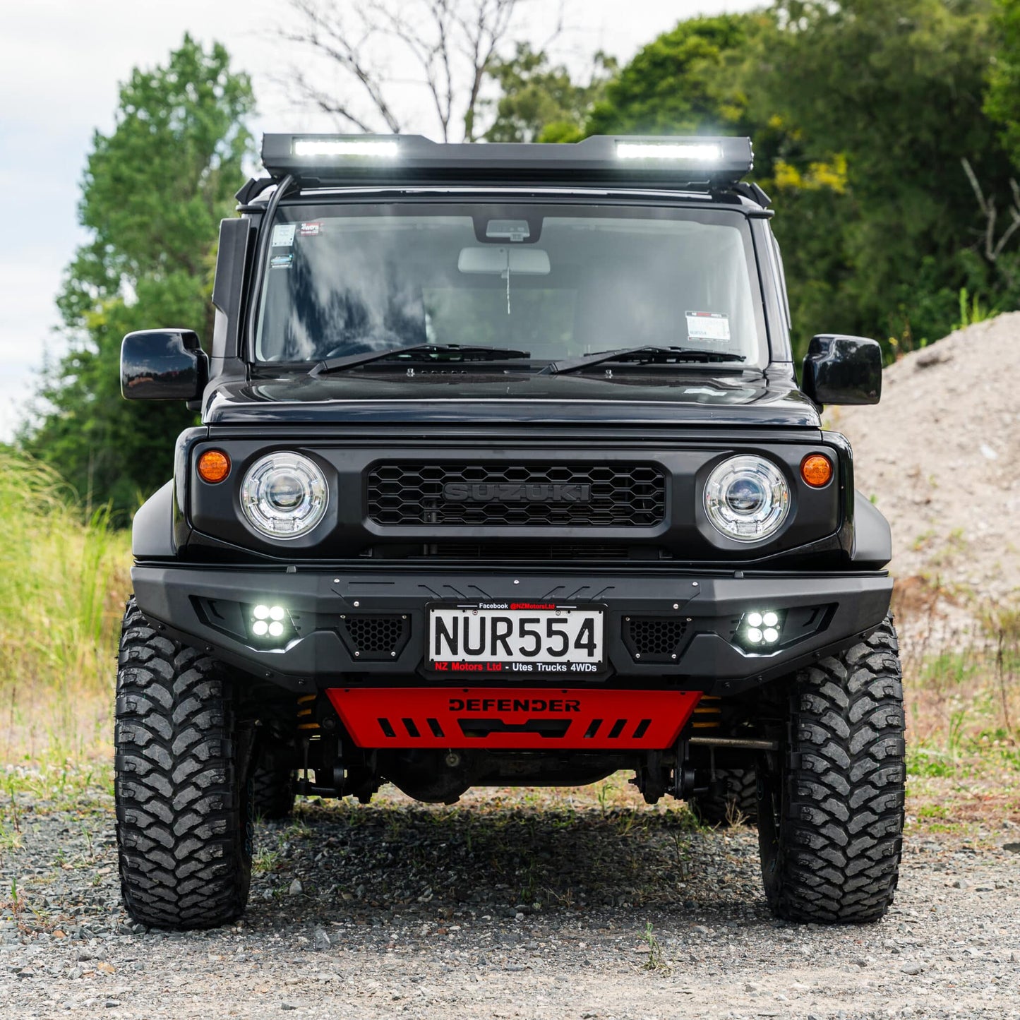 SHIELD Off-Road Loopless Bull-Bar — to suit Suzuki Jimny 2018 - Present