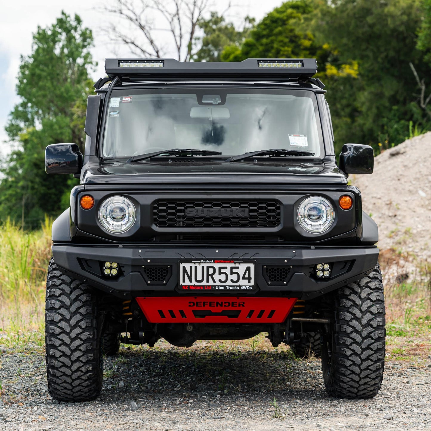 SHIELD Off-Road Loopless Bull-Bar — to suit Suzuki Jimny 2018 - Present