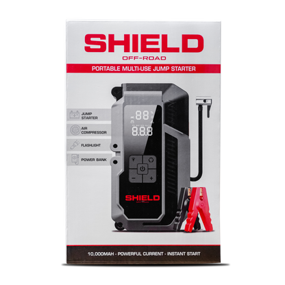 Shield Portable Jump Starter + Air Compressor