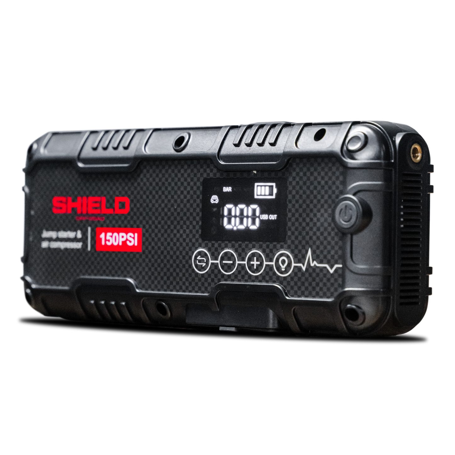 Shield Portable Jump Starter + Air Compressor