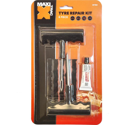 MAXI-TRAC - 8 PIECE TYRE REPAIR KIT *CLEARANCE*