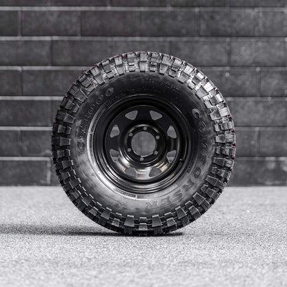 265/70/R17LT Rovelo Mud Tyres + Steelies