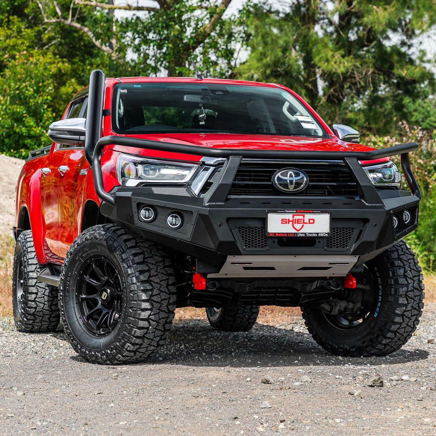SHIELD Off-Road Triple Loop Bull-Bar — to suit Toyota Hilux 2021 - Present
