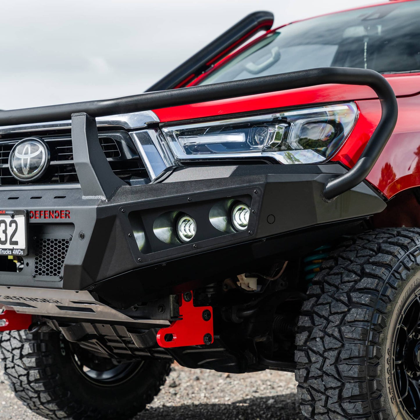 SHIELD Off-Road Triple Loop Bull-Bar — to suit Toyota Hilux 2021 - Present