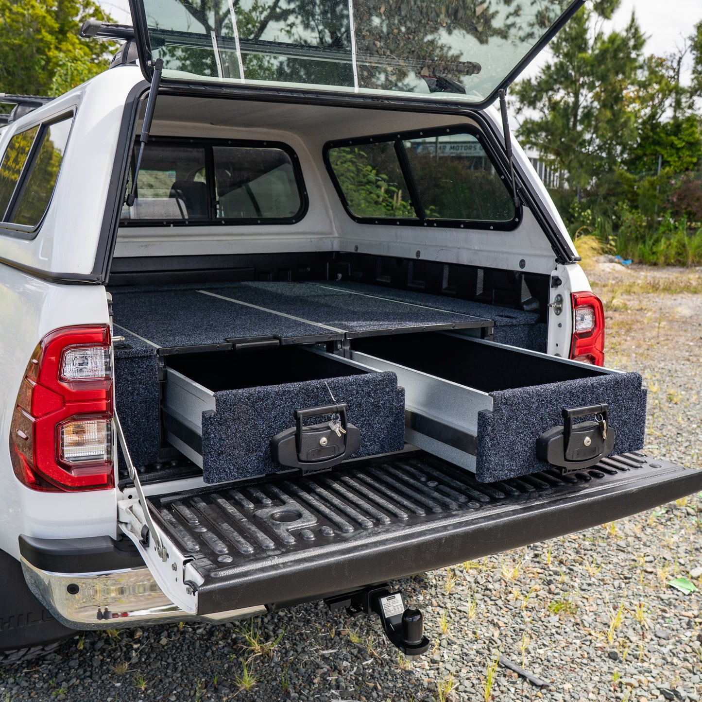 Shield Off-Road Ute Drawers with Top Slide — Isuzu D-Max 2013 - 2020 — to suit Isuzu D-Max RT50/RT85 2013 - 2020