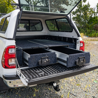 Shield Off-Road Ute Drawers with Top Slide — Toyota Hilux 2015+ — TO SUIT TOYOTA HILUX N80 [2015-2025]