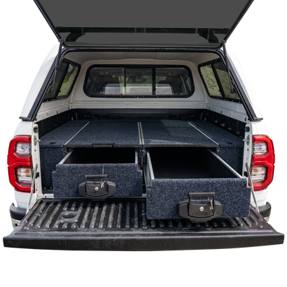 Shield Off-Road Ute Drawers with Top Slide — Toyota Hilux 2015+ — TO SUIT TOYOTA HILUX N80 [2015-2025]