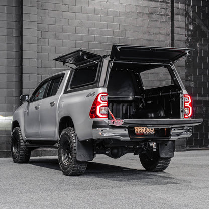 DEFENDER Off-Road Windowless Aluminium Canopy — Toyota Hilux SR5 [2015-Present]