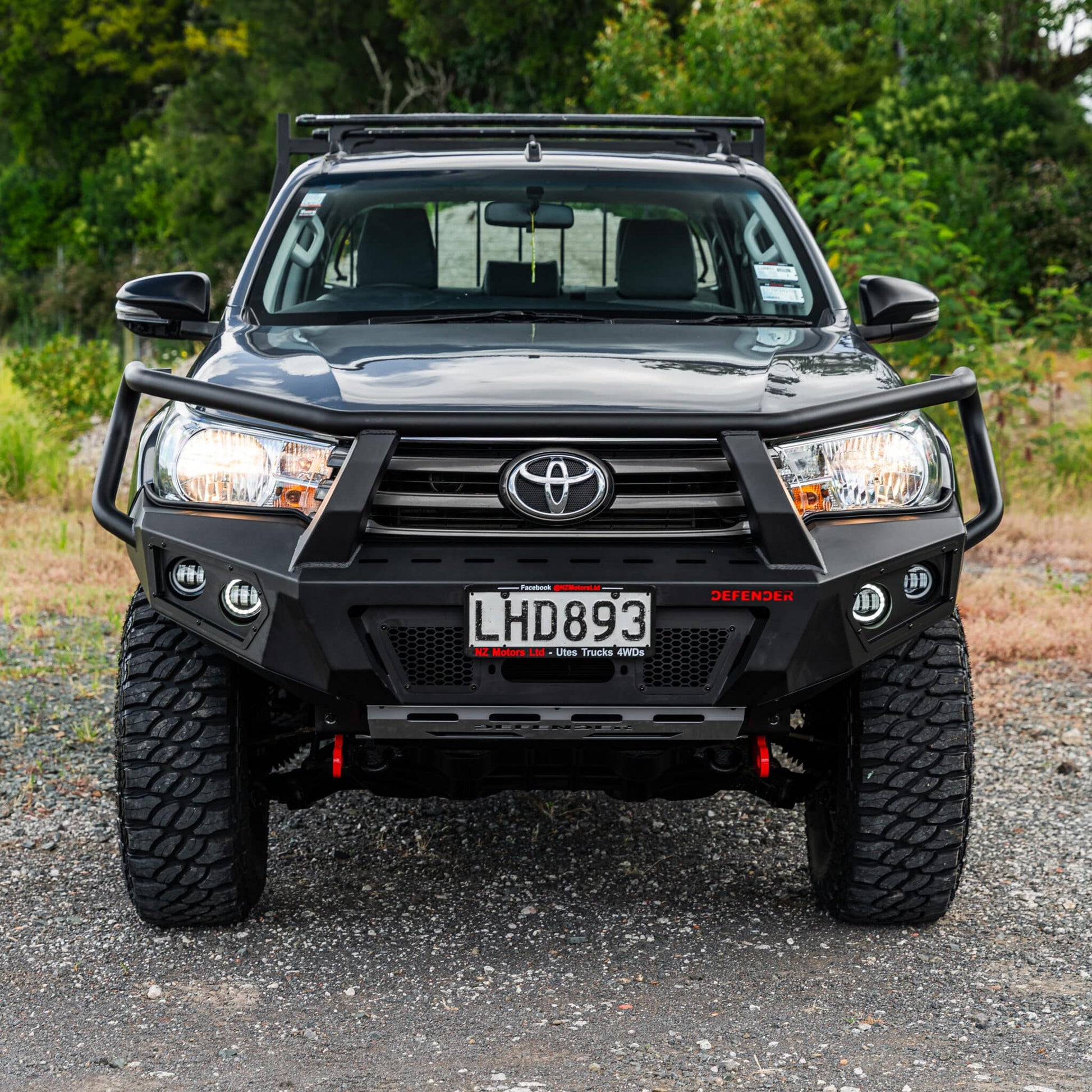 DEFENDER Off-Road Triple Loop Bull-Bar — Toyota Hilux [2015-2020]