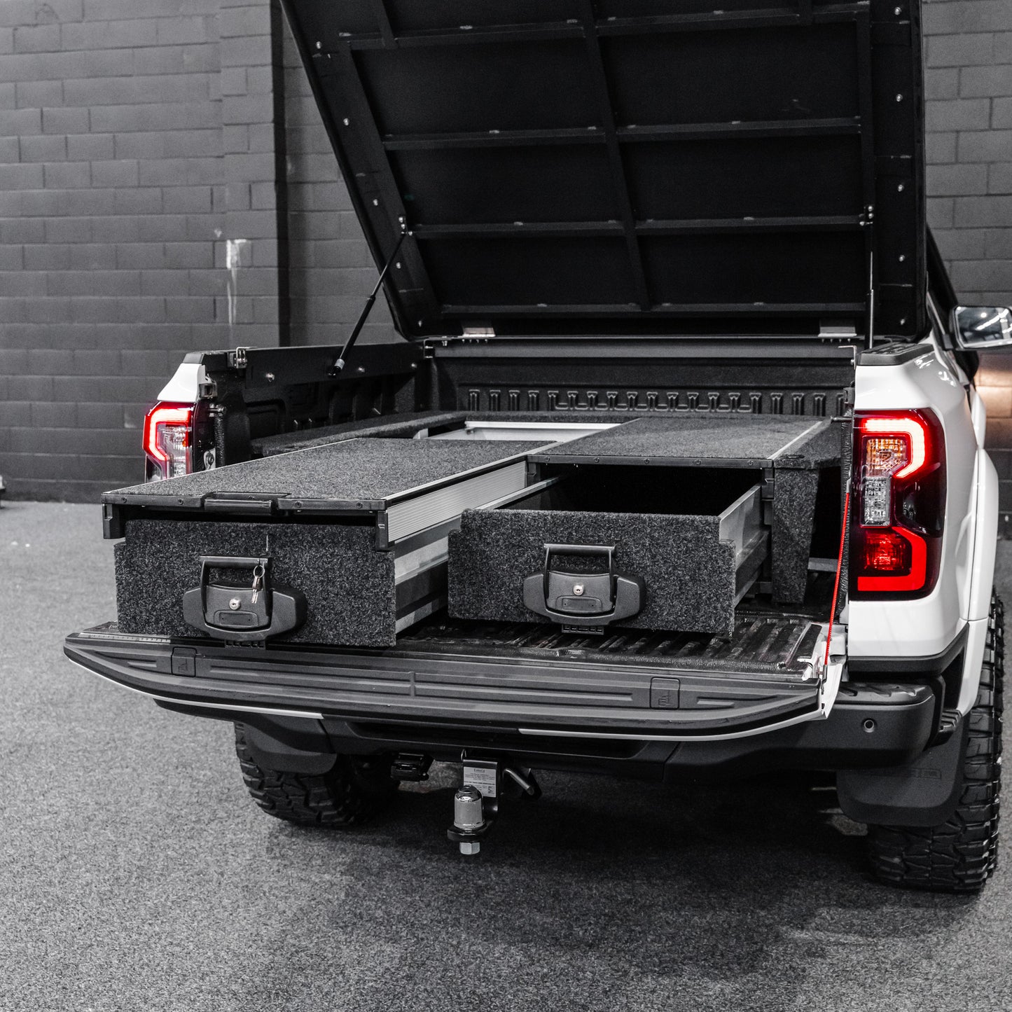 Shield Off-Road Ute Drawers with Top Slide — Ford Ranger 2022+ — to suit Ford Ranger Next Gen [2022+]