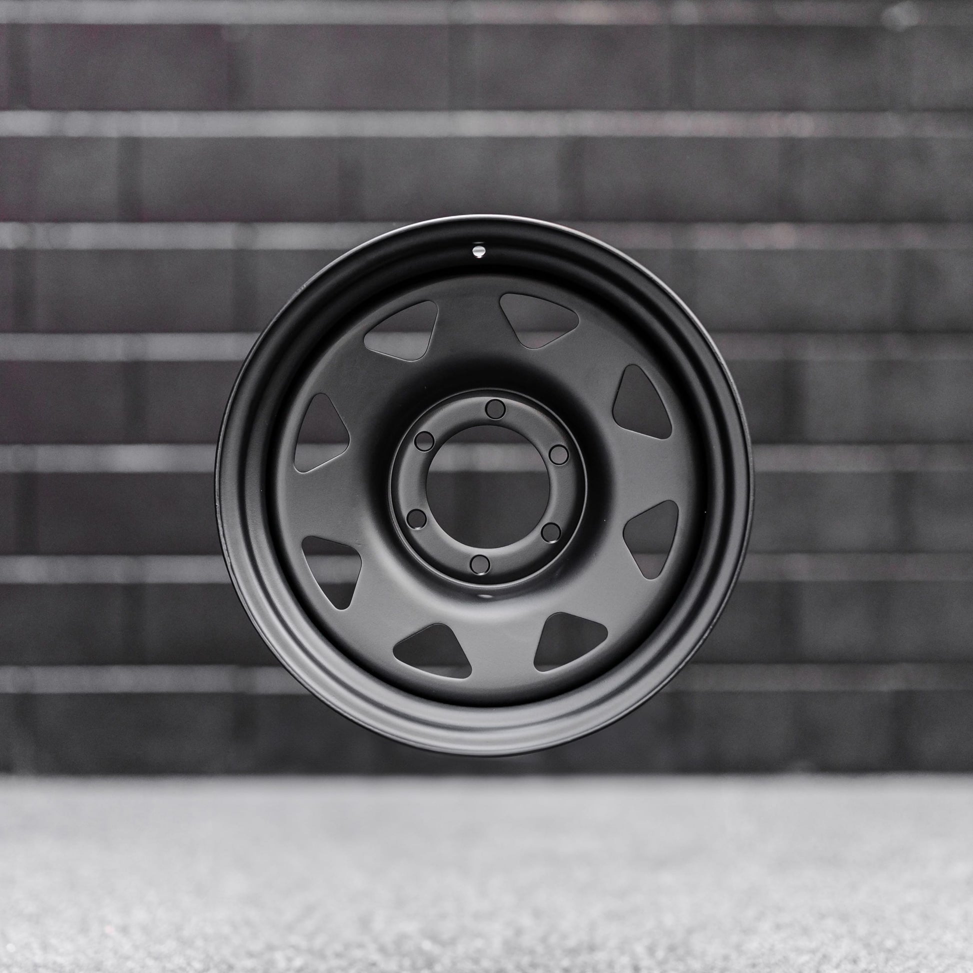 17x8 Triangle Spoke Steel Wheels